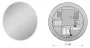 Arezzo design Ovális Led tükör 60x60 cm páramentesítő funkcióval AR-167638