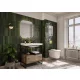 Arezzo design Sharon LED tükör 60x70 cm, fekete AR-167660