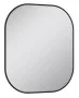 Arezzo design Sharon LED tükör 60x70 cm, fekete AR-167660