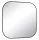 Arezzo design Sharon Led tükör 80x70 cm, fekete AR-167661
