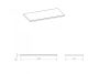 Arezzo design Nevada fehér mosdópult 49,4x100 cm AR-167690