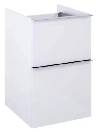 Arezzo design Monterey 40 oldalszekrény 2 fiókkal, magasfényű fehér AR-167728