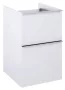 Arezzo design Monterey 40 oldalszekrény 2 fiókkal, magasfényű fehér AR-167728