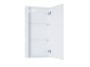 Arezzo design 1 ajtós felső szekrény 80x40cm, magasfényű fehér AR-167734