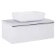 Arezzo design Calacatta matt fehér márvány mosdópult 49,4x70 cm AR-167804