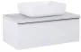 Arezzo design Calacatta matt fehér márvány mosdópult 49,4x70 cm AR-167804