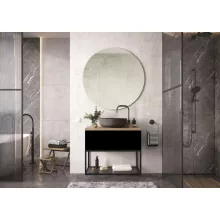   Arezzo design Monterey 80 alsószekrény szifonkivágással, 1 fiókkal, matt fekete AR-168104