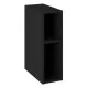 Arezzo design Monterey Duo 20 polcos elem, matt fekete AR-168116