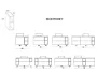 Arezzo design Monterey Duo 20 polcos elem, matt fekete AR-168116