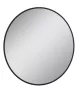 Arezzo design Sharon kerek LED tükör 60 cm, fekete AR-168121