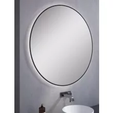   Arezzo design Sharon kerek LED tükör 100 cm, fekete AR-168123