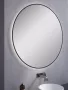 Arezzo design Sharon kerek LED tükör 100 cm, fekete AR-168123
