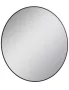 Arezzo design Sharon kerek LED tükör 100 cm, fekete AR-168123
