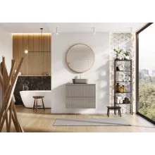   Arezzo design Sharon kerek LED tükör 60 cm, arany AR-168127