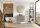 Arezzo design Sharon kerek LED tükör 60 cm, arany AR-168127