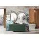 Arezzo design Sharon kerek LED tükör 80 cm, arany AR-168128
