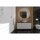 Arezzo design Sharon kerek LED tükör 100 cm, arany AR-168129