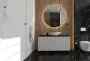 Arezzo design Sharon kerek LED tükör 100 cm, arany AR-168129