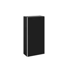   Arezzo design Monterey felsőszekrény 40x21,6x80 cm, 1 ajtóval, matt fekete AR-168190