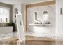Arezzo design márvány 120x46 cm konzolos mosdópult, matt fehér AR-168235