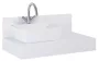 Arezzo design márvány fali panel 100x20 cm, matt fehér AR-168255