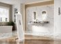 Arezzo design márvány fali panel 80x20 cm,  matt világosszürke AR-168257