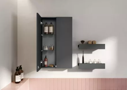 Arezzo design univerzális felsőszekrény 50x80 cm, matt antracit AR-168312