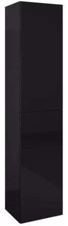 Arezzo design univerzális állószekrény 40x180 cm, magasfényű fekete AR-168313