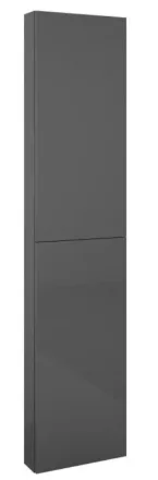 Arezzo design univerzális állószekrény 40x180 cm, magasfényű antracit AR-168327