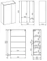 Arezzo design univerzális felsőszekrény 60x100 cm, tölgy AR-168343