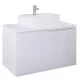 Arezzo design Malibu matt fehér alsószekrény 1+1 fiók, 90 cm AR-168381