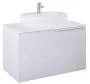 Arezzo design Malibu matt fehér alsószekrény 1+1 fiók, 90 cm AR-168381