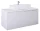Arezzo design Malibu matt fehér alsószekrény 1+1 fiók, 120 cm AR-168382