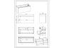 Arezzo design Malibu matt fekete alsószekrény 1+1 fiók, 120 cm AR-168388