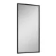 Arezzo design hosszú keretes tükör 50x100 cm, fekete AR-168411