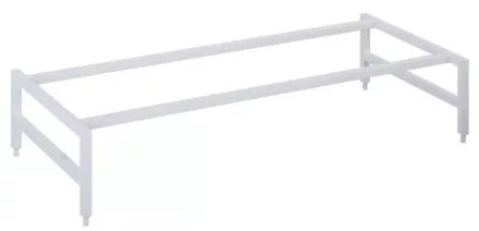 Arezzo design Monterey fehér fém tartó keret lábakkal, 100 cm AR-168437