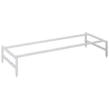   Arezzo design Monterey 120 cm fém tartó keret lábakkal, matt fehér AR-168438
