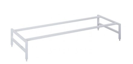 Arezzo design Monterey 120 cm fém tartó keret lábakkal, matt fehér AR-168438