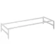 Arezzo design Monterey 120 cm fém tartó keret lábakkal, matt fehér AR-168438