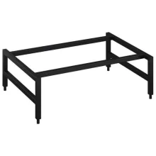   Arezzo design Monterey 60 cm fém tartó keret lábakkal, matt fekete AR-168439