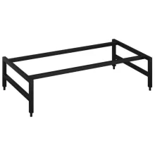   Arezzo design Monterey 80 cm fém tartó keret lábakkal, matt fekete AR-168440