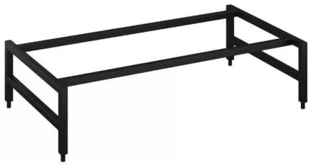 Arezzo design Monterey 80 cm fém tartó keret lábakkal, matt fekete AR-168440