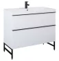 Arezzo design Monterey fekete fém tartó keret lábakkal, 100 cm AR-168441