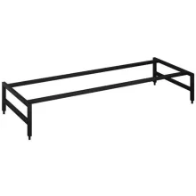   Arezzo design Monterey 120 cm fém tartó keret lábakkal, matt fekete AR-168442