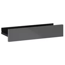   Arezzo design univerzális polc 40 cm, magasfényű antracit AR-168450