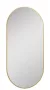 Arezzo design Sharon ovális LED tükör 52x92 cm, arany AR-168463
