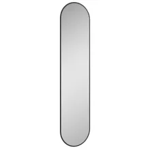   Arezzo design Sharon ovális LED tükör 35x150 cm, fekete AR-168505