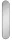 Arezzo design Sharon ovális LED tükör 35x150 cm, fekete AR-168505