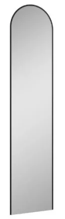 Arezzo design Sharon aszimmetrikus LED tükör 35x150 cm, fekete AR-168508