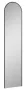 Arezzo design Sharon aszimmetrikus LED tükör 35x150 cm, fekete AR-168508